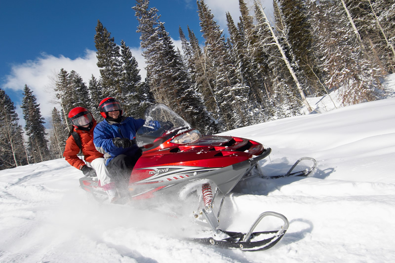 Snowmobiling